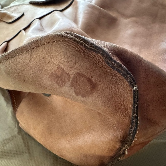 Patricia Nash Tan Leather Shoulder Bag Large Lionel Purse - Picture 12 of 16